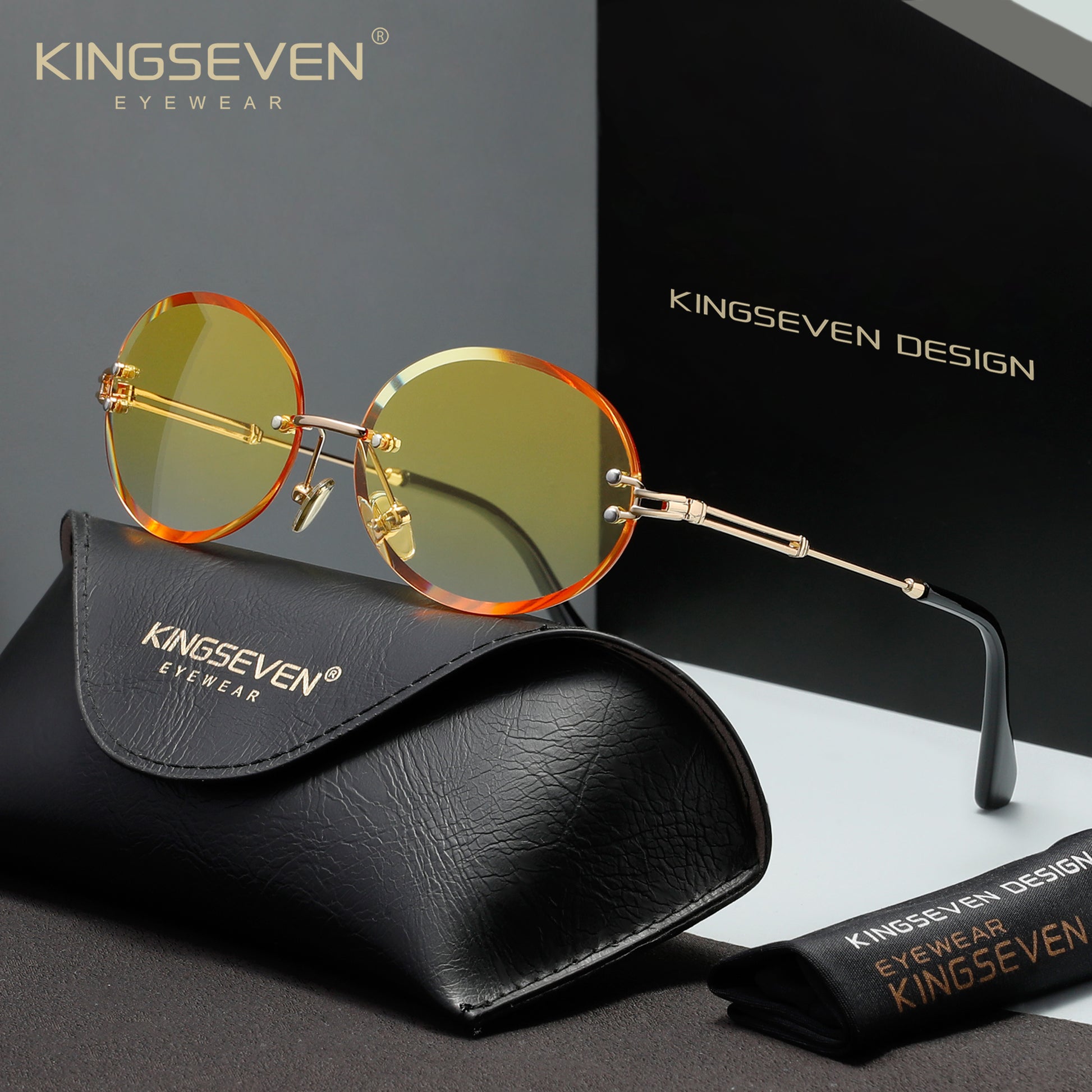 KINGSEVEN N805 yello sunglasses for women