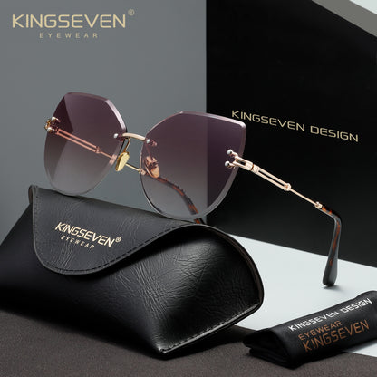 KINGSEVEN N807 purple polarized sunglasses for women