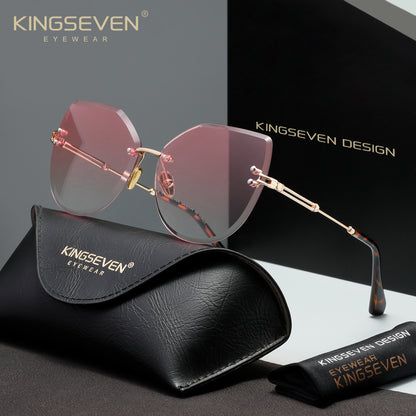 KINGSEVEN N807 pink polarized sunglasses for women