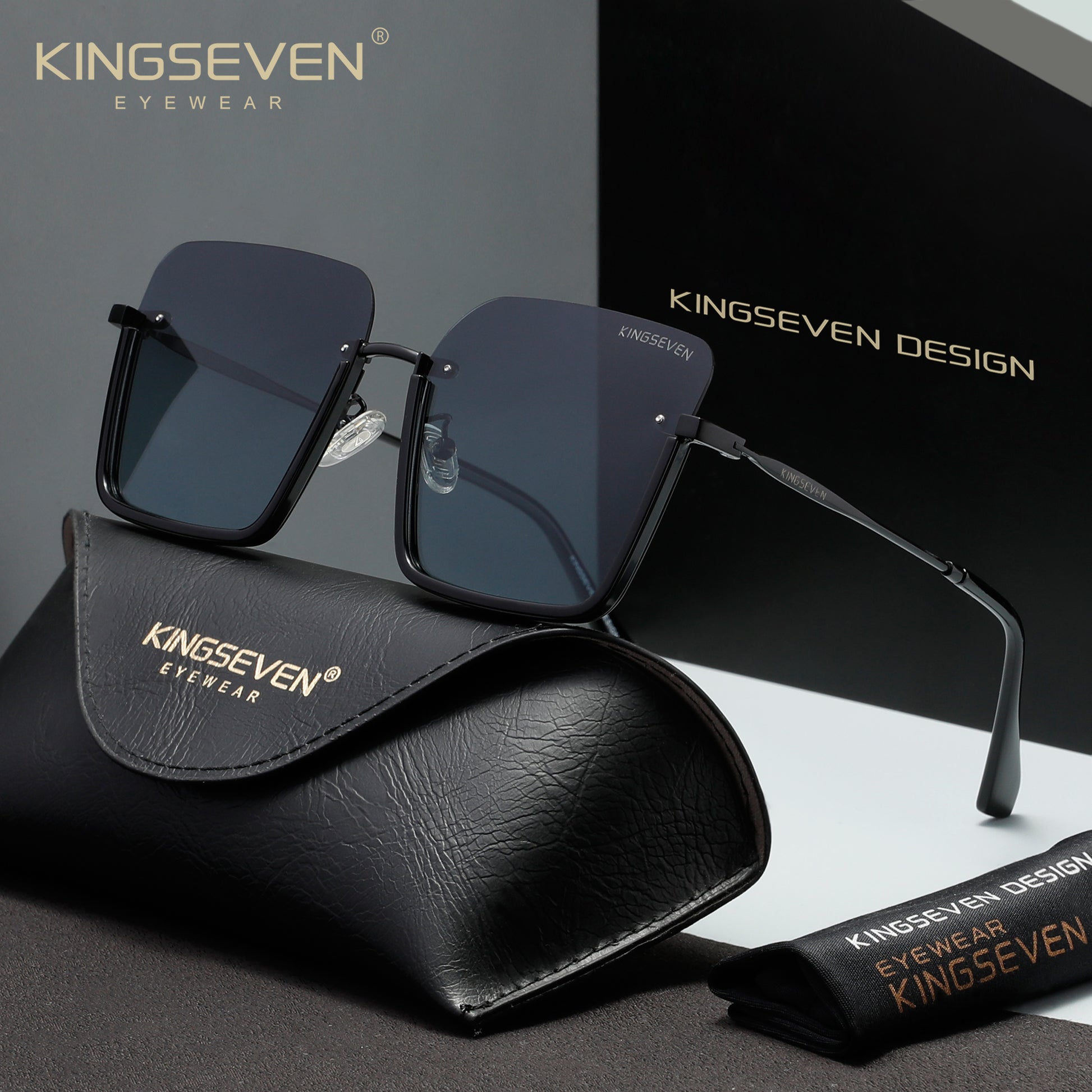KINGSEVEN N808 blue polarized sunglasses for women