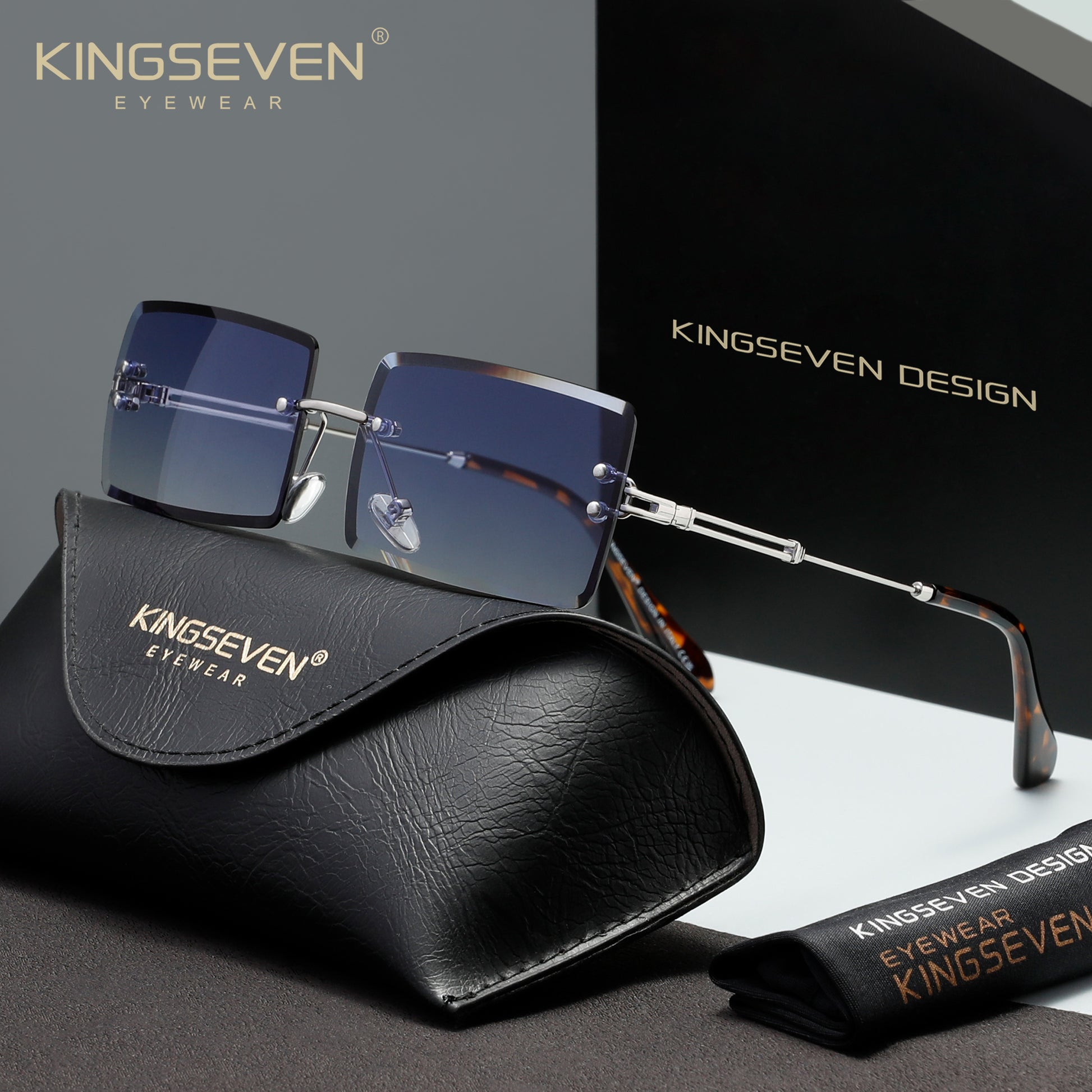 KINGSEVEN N810 blue polarized sunglasses for women