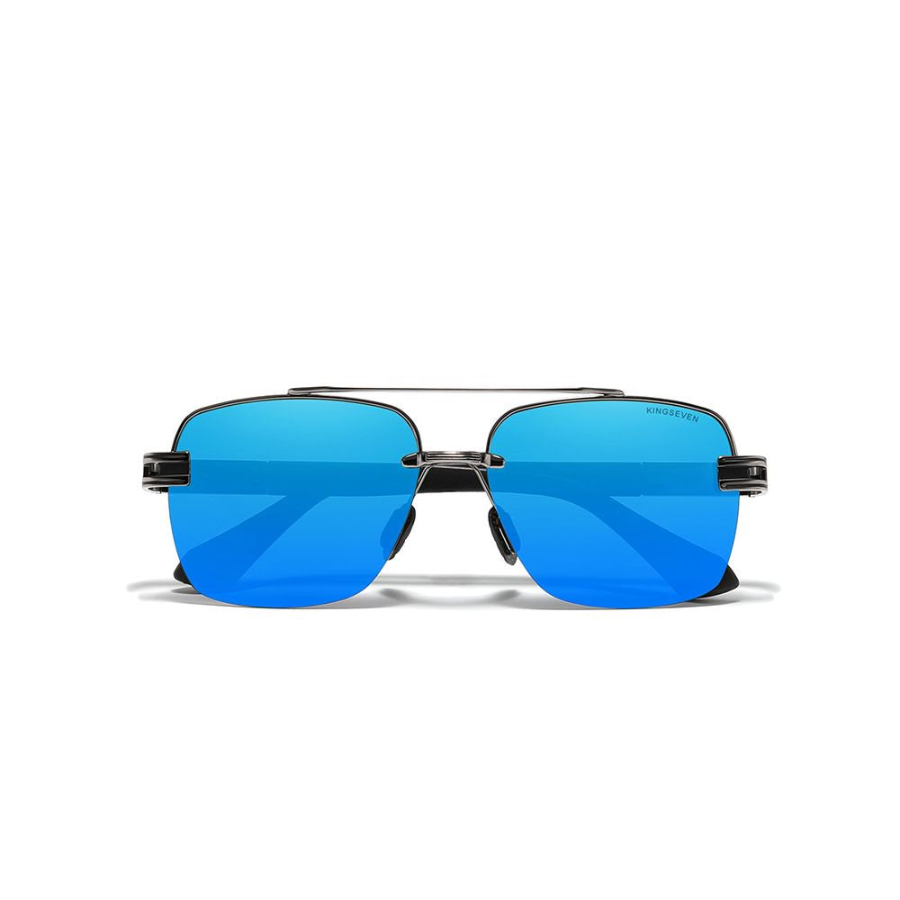 KINGSEVEN N7666 gun blue polarized lens UV400 protection