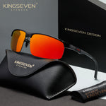 KINGSEVEN N9121 red polarized sunglasses for men