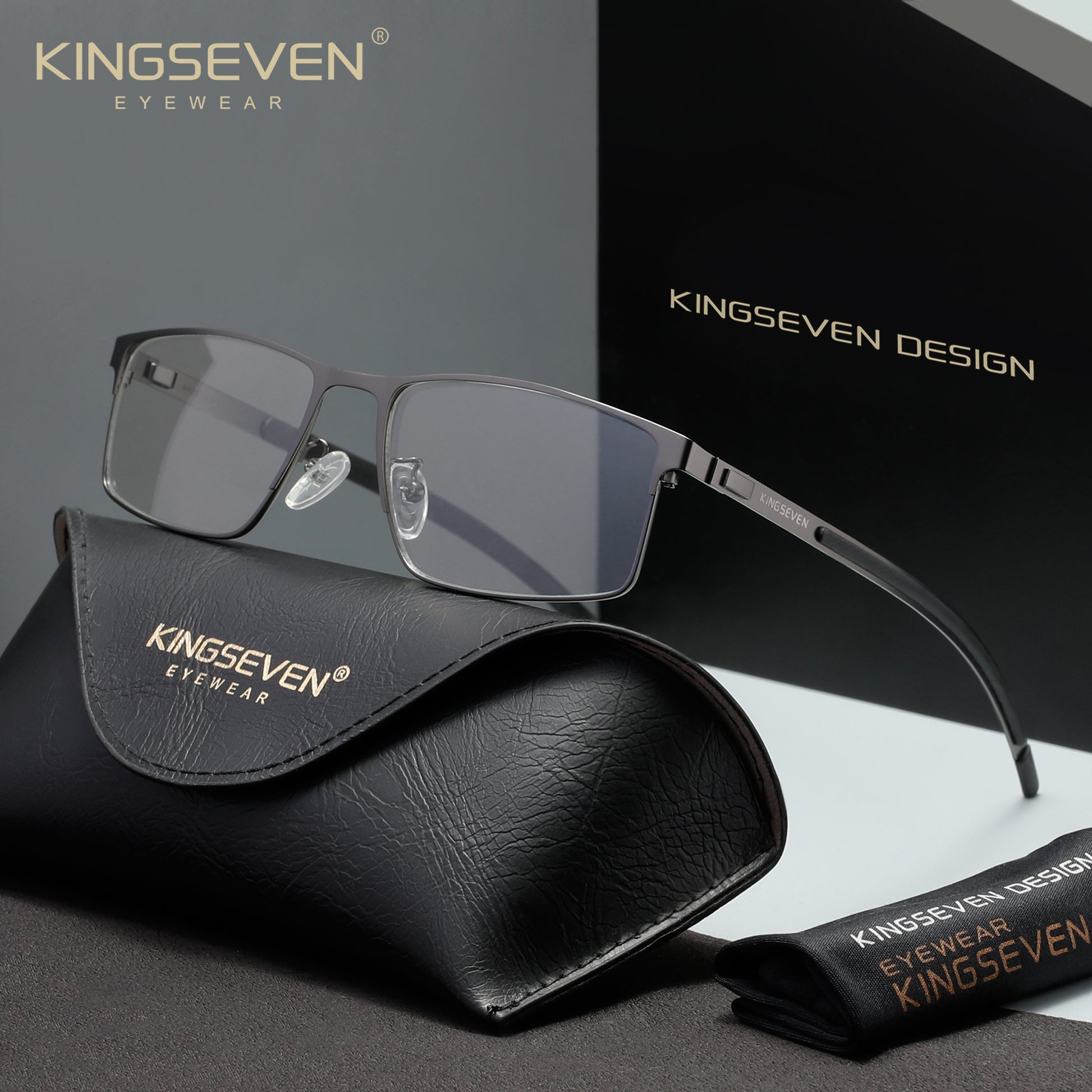 KINGSEVEN N9186 gun blue light sunglasses for men