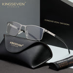 KINGSEVEN N9186 silver blue light sunglasses for men