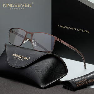 KINGSEVEN N9186 brown blue light sunglasses for men