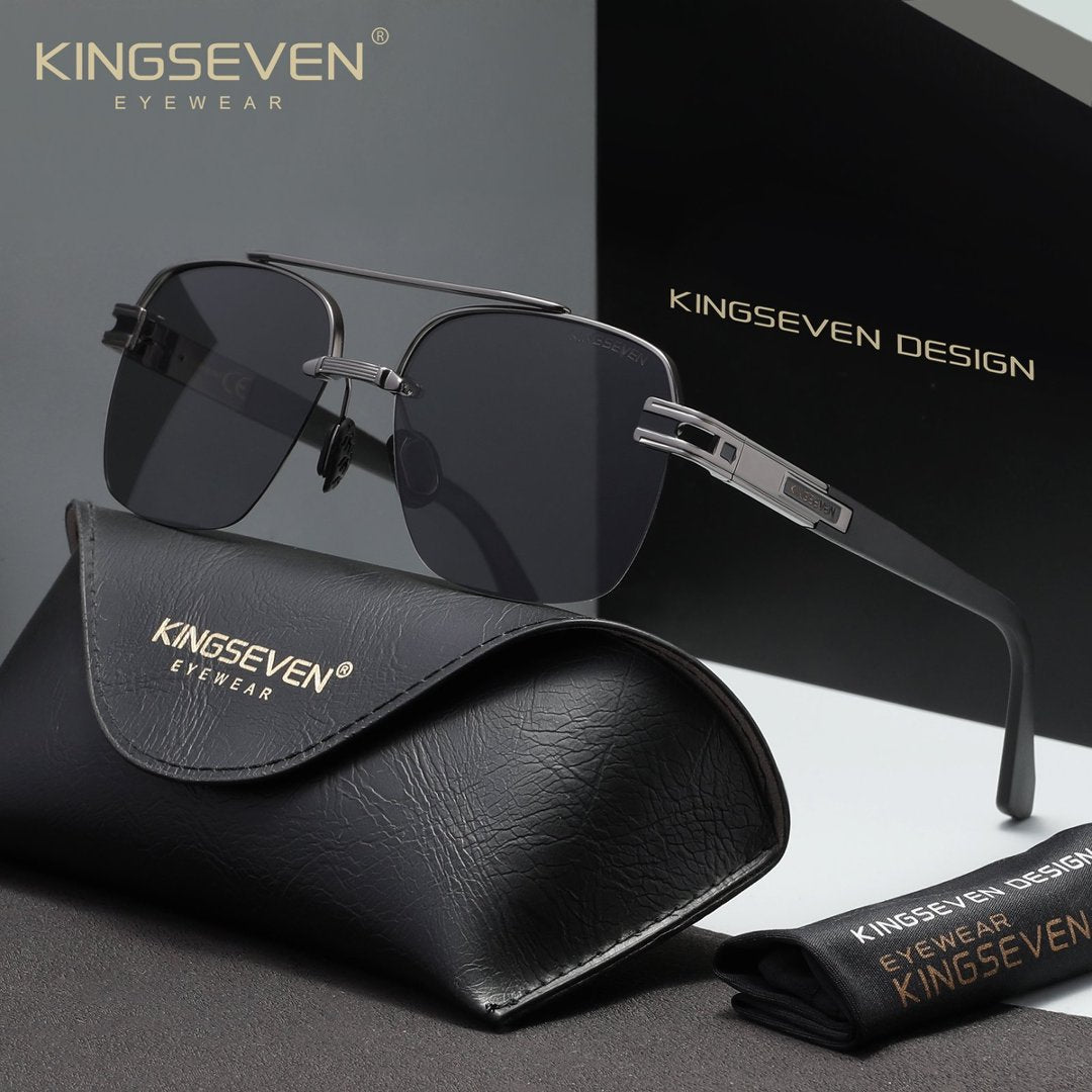 KINGSEVEN N7666 gun gray polarized sunglasses