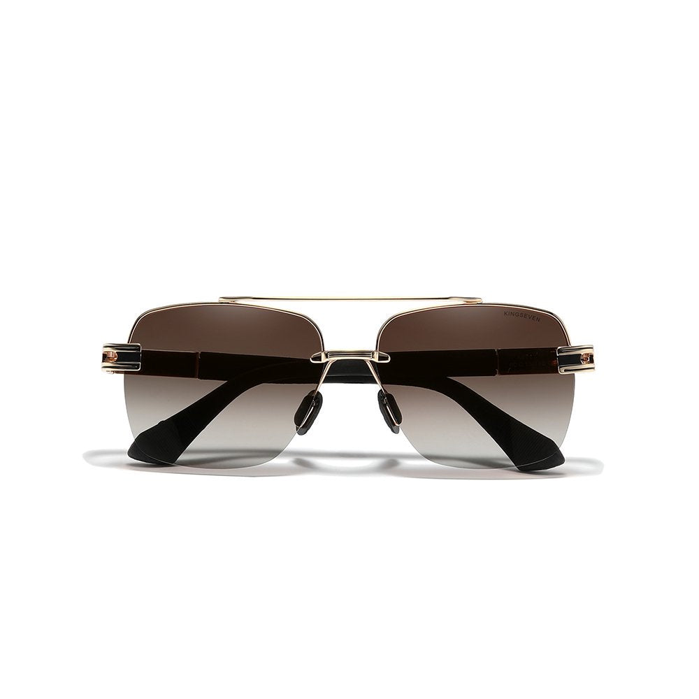 KINGSEVEN N7666 gold brown polarized lens UV400 protection