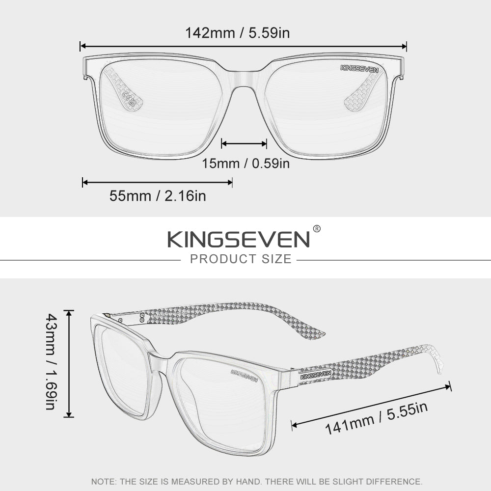 KINGSEVEN LE530 sunglasses size