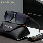 KINGSEVEN LE790 gray polarized sunglasses for men