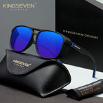 KINGSEVEN LE790 blue polarized sunglasses for men