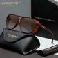 KINGSEVEN LE790 leopard brown polarized sunglasses for men