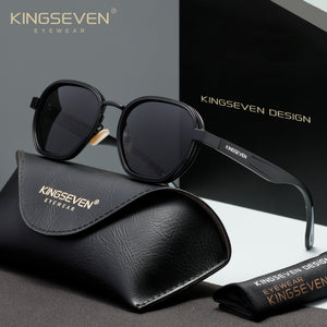 KINGSEVEN LE791 black polarized sunglasses