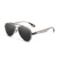 KINGSEVEN LE796 men matte gray gray polarized sunglasses aluminum frame