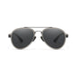 KINGSEVEN LE796 men matte gray gray polarized sunglasses aluminum frame