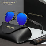KINGSEVEN LE796 blue polarized sunglasses for men