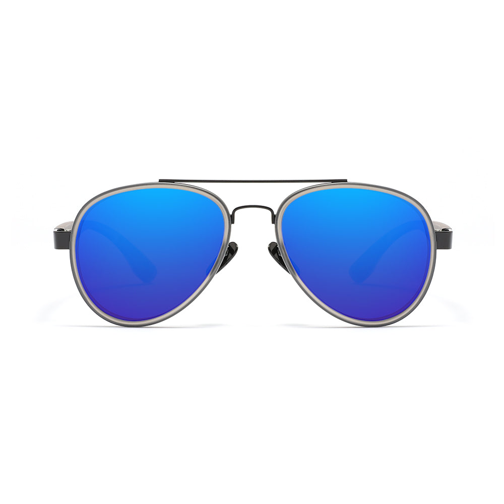 KINGSEVEN LE796 men blue polarized sunglasses aluminum frame