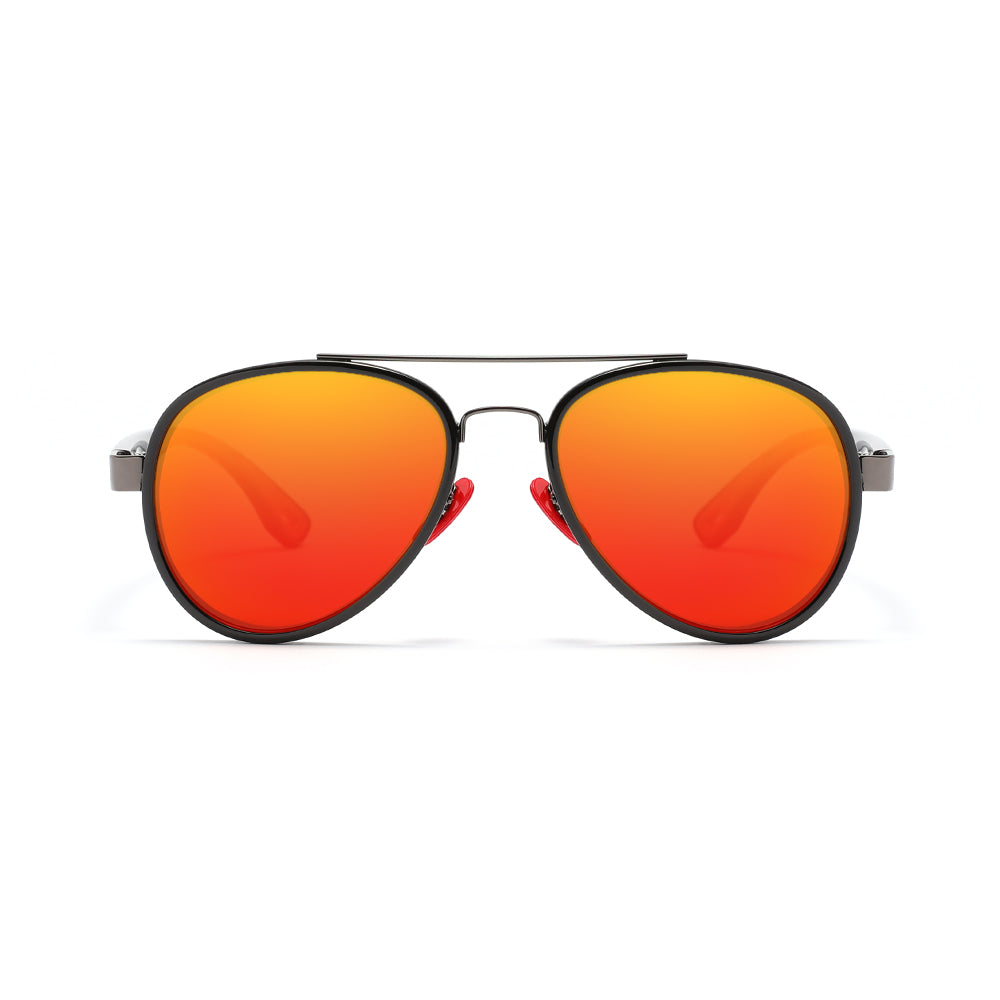 KINGSEVEN LE796 men red polarized sunglasses aluminum frame