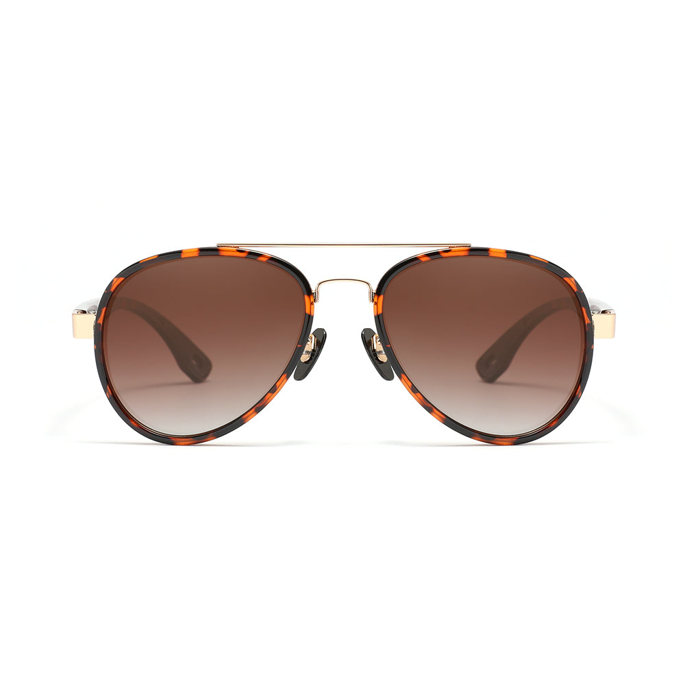 KINGSEVEN LE796 men brown polarized sunglasses aluminum frame