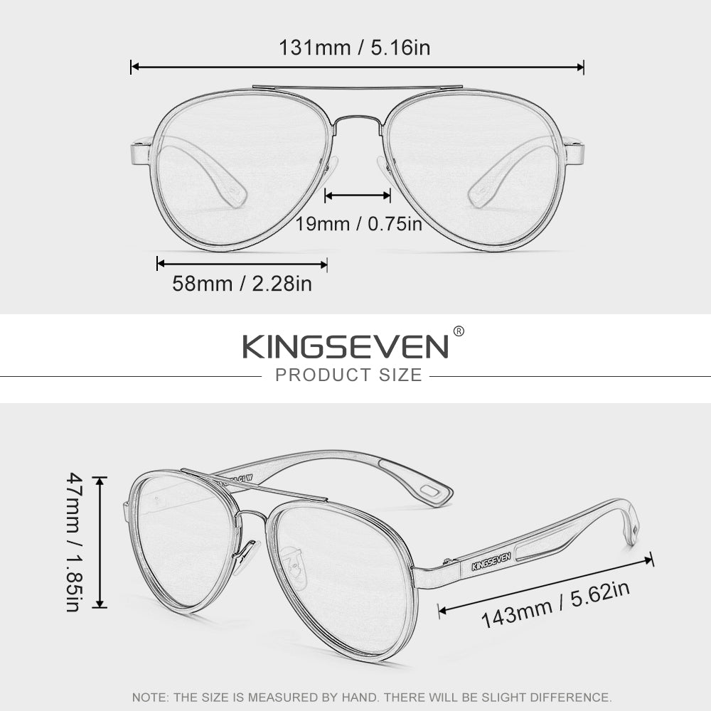 KINGSEVEN LE796 sunglasses size