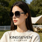 Woman wearing KINGSEVEN N7898 sunglasses outdoor