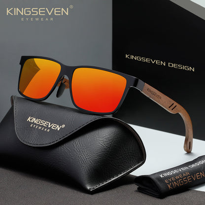 KINGSEVEN W5507 red polarized sunglasses for men