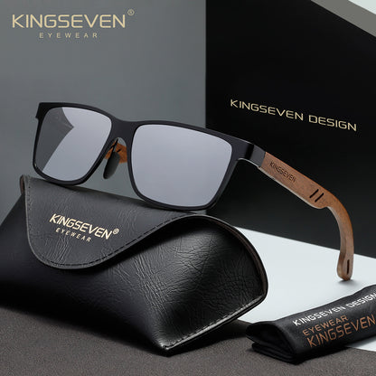 KINGSEVEN W5507 white polarized sunglasses for men