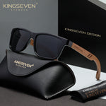 KINGSEVEN W5508 black gray polarized sunglasses