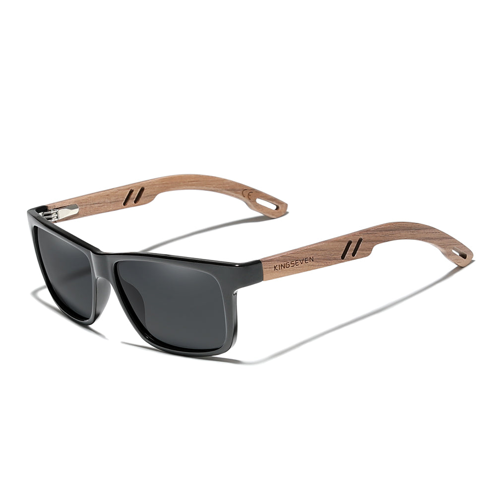 KINGSEVEN W5508 polarized sunglasses wooden frame