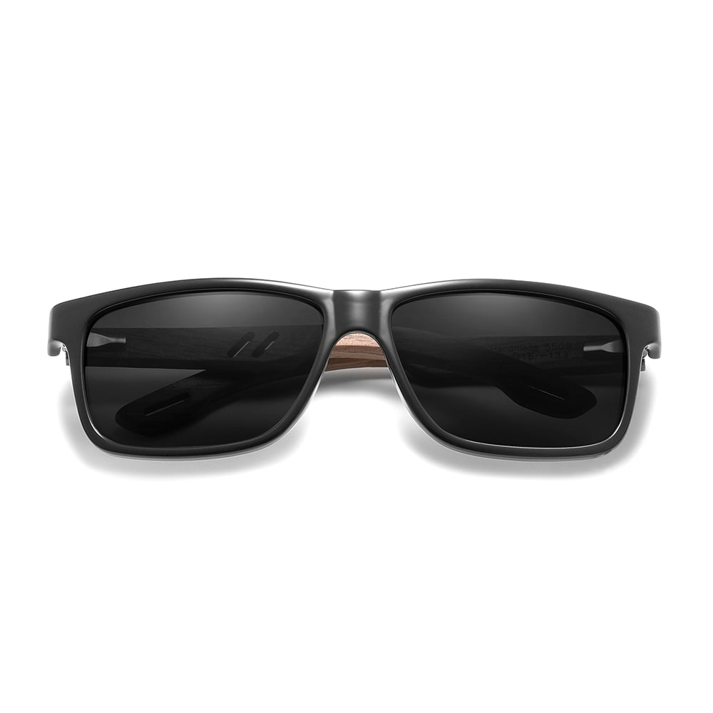 KINGSEVEN W5508 polarized sunglasses wooden frame