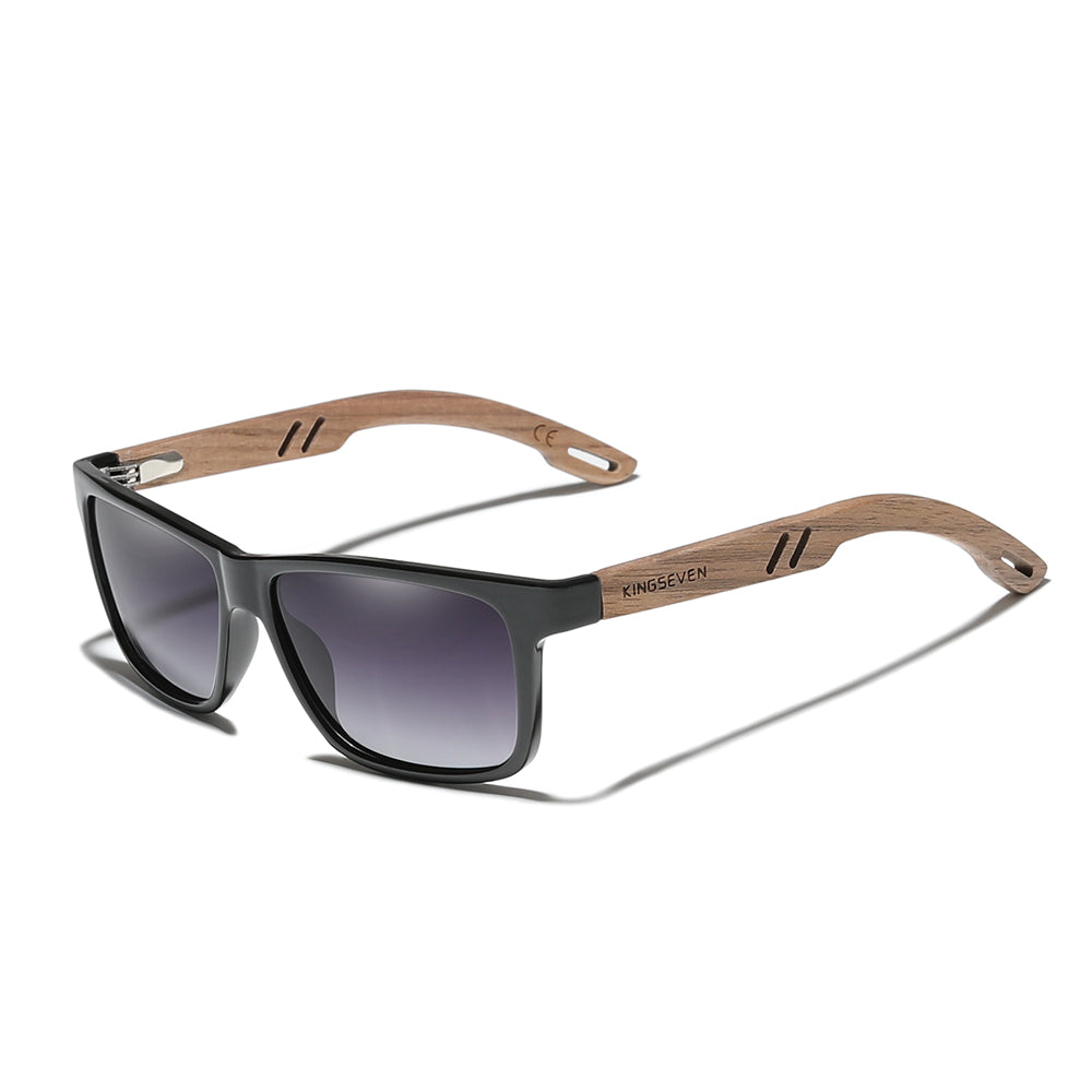 KINGSEVEN W5508 polarized sunglasses wooden frame