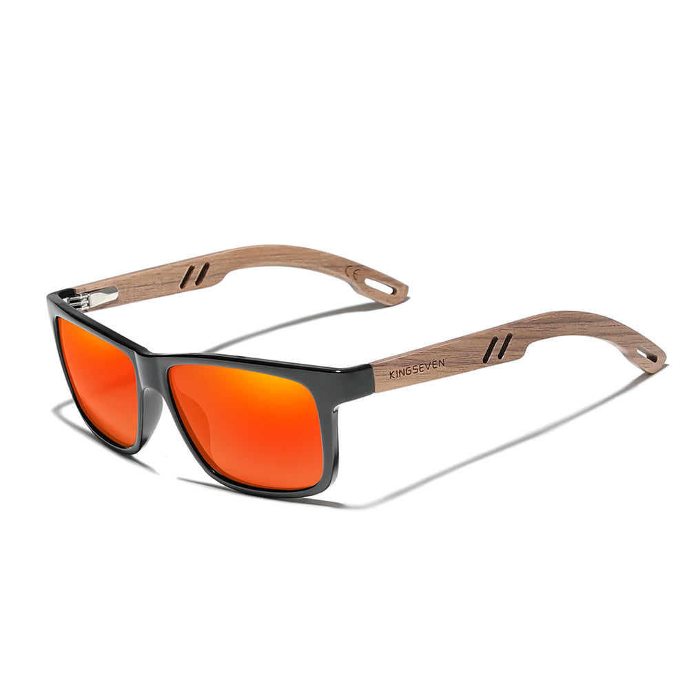 KINGSEVEN W5508 polarized sunglasses wooden frame