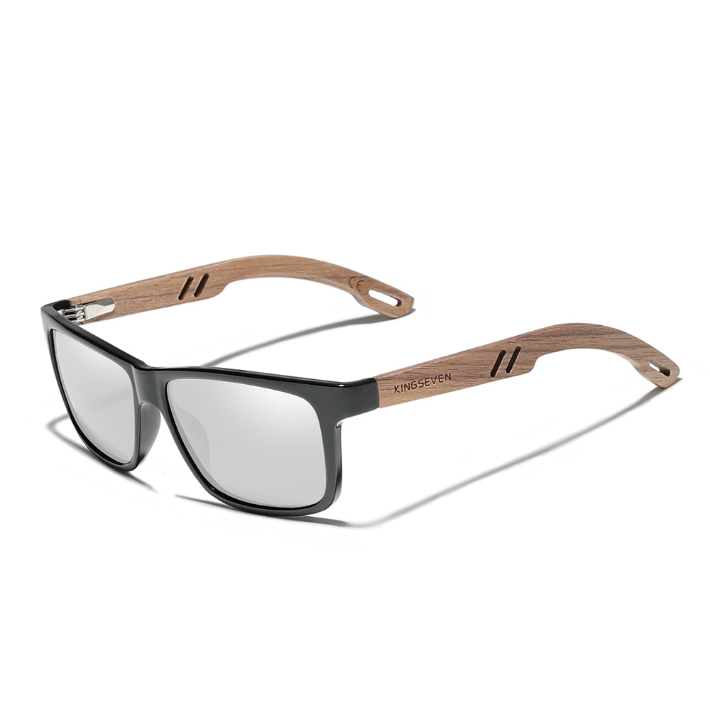 KINGSEVEN W5508 polarized sunglasses wooden frame