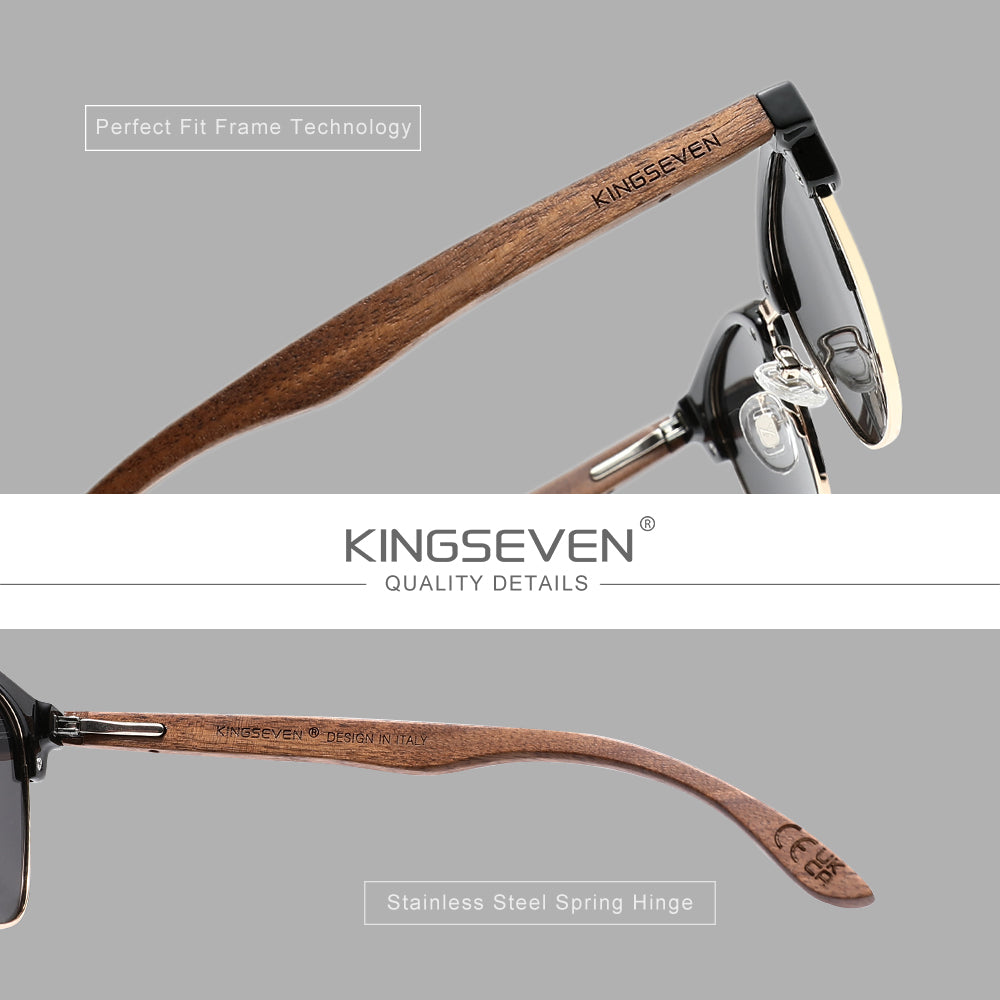 KINGSEVEN W5516 wooden frame details