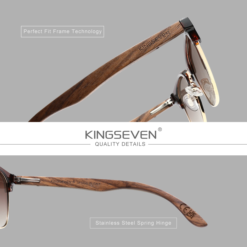 KINGSEVEN W5516 wooden frame details