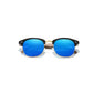 KINGSEVEN W5516 blue polarized sunglasses wooden frame
