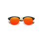 KINGSEVEN W5516 red polarized sunglasses wooden frame