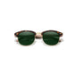 KINGSEVEN W5516 green polarized sunglasses wooden frame