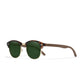 KINGSEVEN W5516 green polarized sunglasses wooden frame