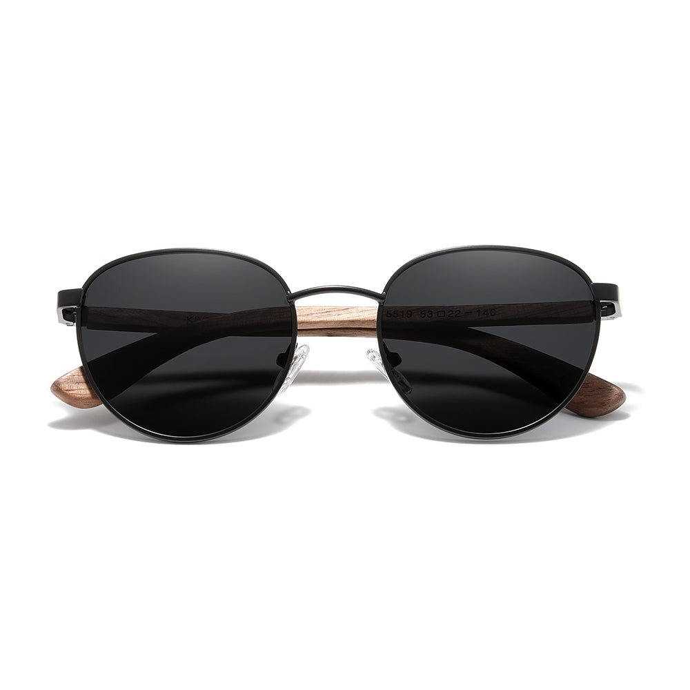 KINGSEVEN W5519 polarized sunglasses wooden frame