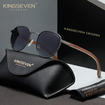 KINGSEVEN W5519 gun gray polarized sunglasses