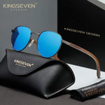 KINGSEVEN W5519 gun blue polarized sunglasses