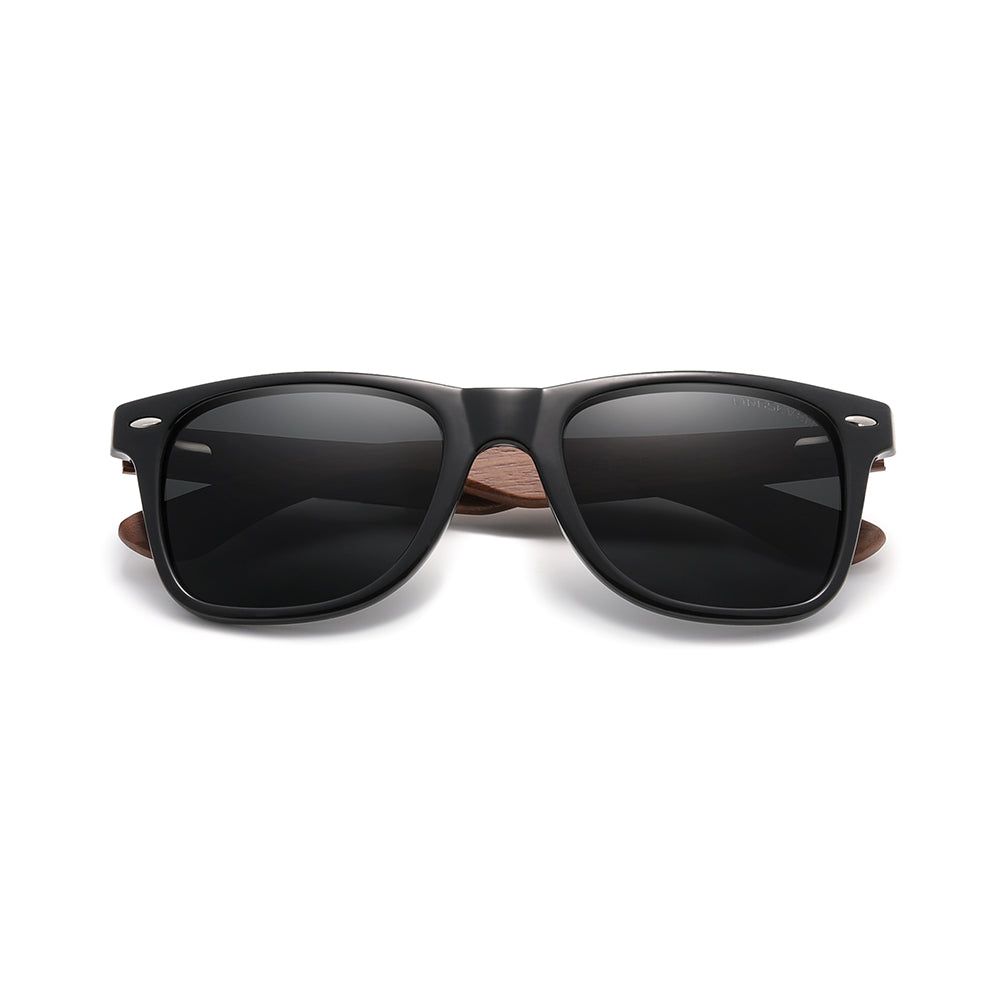 KINGSEVEN W5520 polarized sunglasses wooden frame
