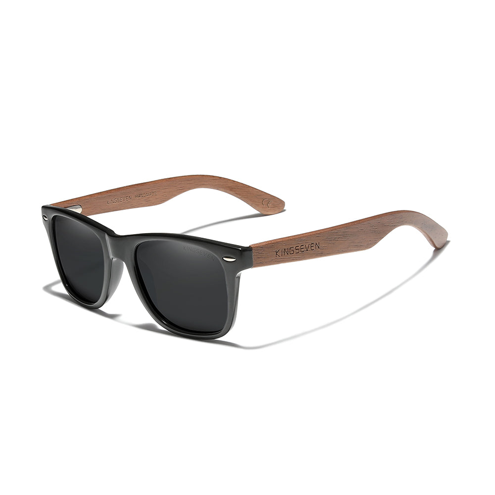 KINGSEVEN W5520 polarized sunglasses wooden frame