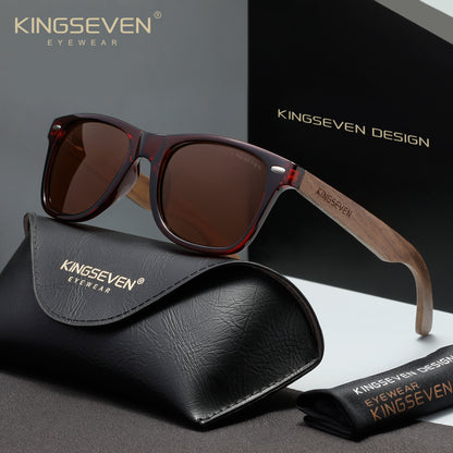 KINGSEVEN W5520 brown polarized sunglasses
