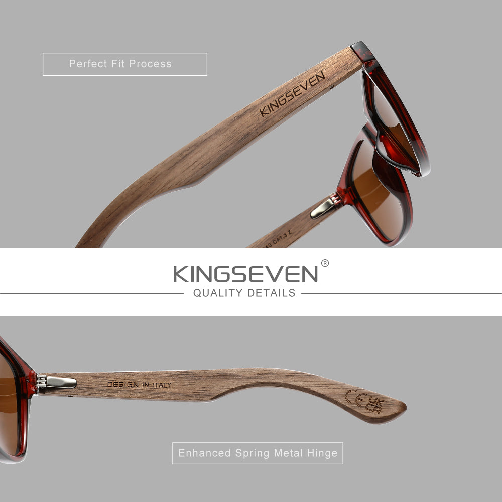 KINGSEVEN W5520 wooden frame details