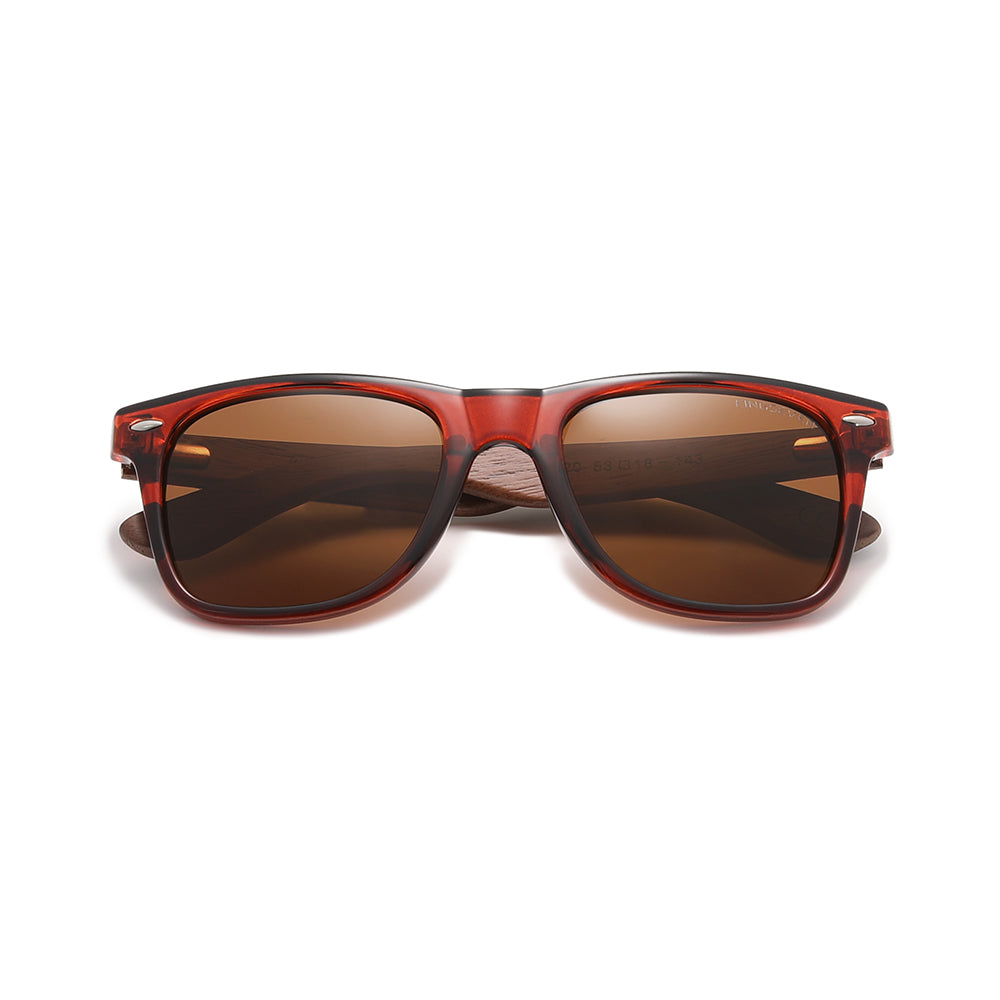 KINGSEVEN W5520 polarized sunglasses wooden frame