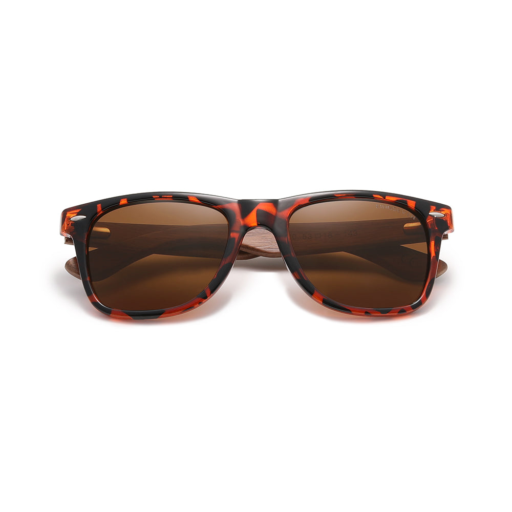 KINGSEVEN W5520 polarized sunglasses wooden frame