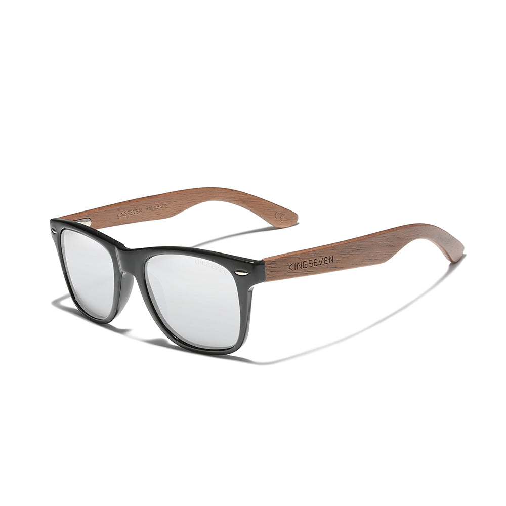 KINGSEVEN W5520 polarized sunglasses wooden frame