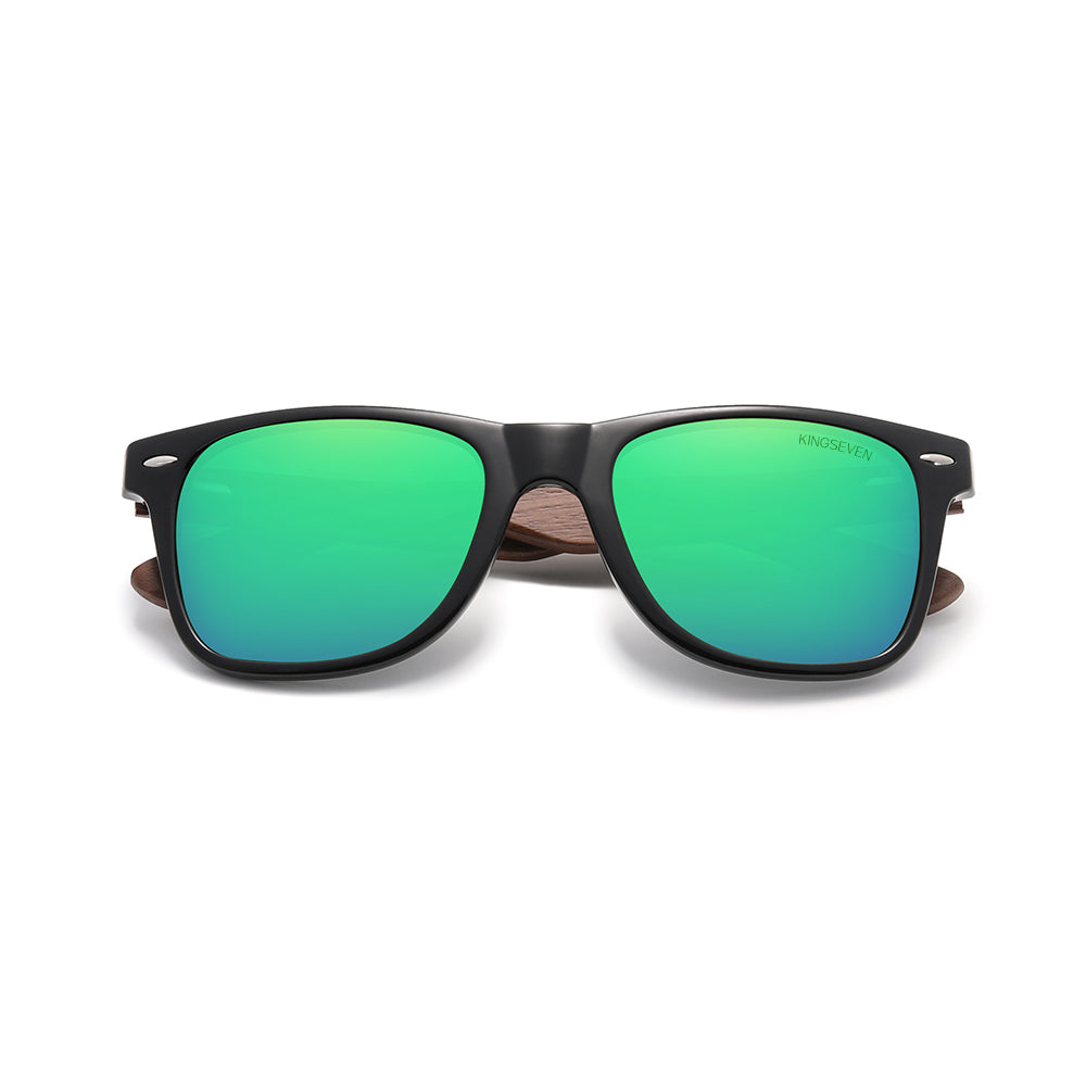 KINGSEVEN W5520 polarized sunglasses wooden frame